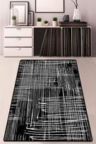 Kiliminis takas Conceptum Hypnose Scratch Djt - Black, balta sp./juoda sp., 150 cm x 100 cm