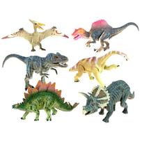 Figūrėlių rinkinys, dinozauras, 6 vnt., įvairių spalvų