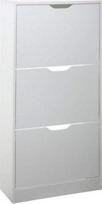Batų spintelė 5five, balta sp., 24 cm x 60 cm x 115 cm