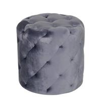 Pufas Domoletti HS-R08-2, pilka sp., 40 cm x 40 cm x 40 cm