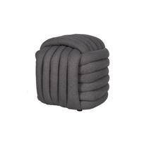 Pufas Domoletti HS-NP16-1, pilka sp., 45 cm x 45 cm x 45 cm