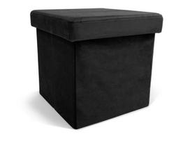 Pufas Perfecto, juoda sp., 30 cm x 30 cm x 30 cm