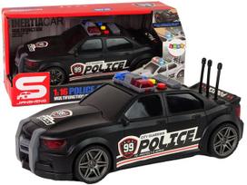Žaislinė policijos mašina Lean Toys City Guardian, 1:16, juoda sp.