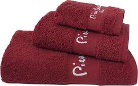 Vonios rankšluosčių rinkinys Pierre Cardin 1148 BURGUNDY, raudona sp., 140 cm x 70 cm, 3 vnt.