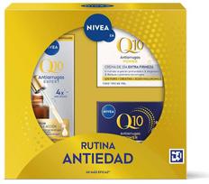 Veido priežiūros priemonių rinkinys Nivea Anti-Age Q10, 130 ml, SPF 15, 3 vnt.