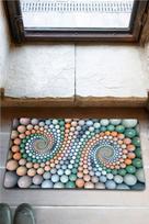 Durų kilimėlis Conceptum Hypnose Confus Chat, įvairių spalvų, 60 cm x 40 cm