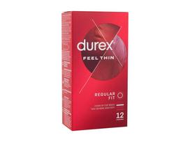 Prezervatyvai Durex Feel Thin Regular Fit, mm, 12 vnt.