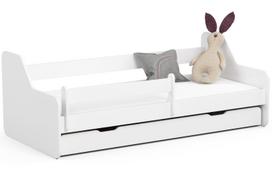 Vaikiška lova Akord Furniture Factory Activ, balta sp., 80 x 180 cm, su patalynės dėže, su čiužiniu