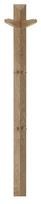 Sieninė drabužių kabykla MCakcent Bantry 52563EM9, 120 cm, ruda sp.