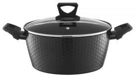 Puodas Ambition Diamond, 20 cm, 2.3 l, juoda sp.