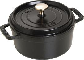 Emaliuotas ketaus puodas Staub La Cocotte, 18 cm, 1.7 l, juoda sp.