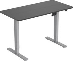 Nešiojamo kompiuterio staliukas reguliuojamo aukščio Equip Ergo 650811, 120 cm x 60 cm, 68 - 118 cm, pilka sp.
