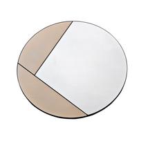 Veidrodis Kalune Design Cicero 552NOS2469, kabinamas, 60 cm x 60 cm, bronzos sp.