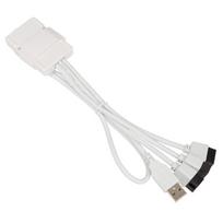 Kabelis Lian Li PW-U2TPAW USB 2.0 Type-A, 3 x IDC 9-pin, balta sp.