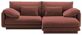 Kampinė sofa Micadoni Torino, bordo sp., dešininė, 220 x 170 cm x 83 cm