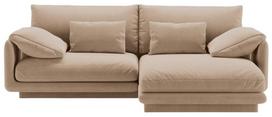 Kampinė sofa Micadoni Torino, smėlio ruda sp., dešininė, 220 x 170 cm x 83 cm
