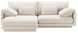 Kampinė sofa Micadoni Torino Structured, kreminė sp., kairinė, 220 x 170 cm x 83 cm