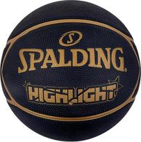 Krepšinio kamuolys Spalding Highlight 84355Z, 7 dydis, aukso sp./juoda sp.