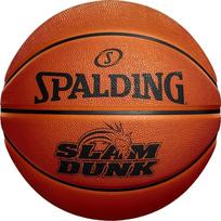 Krepšinio kamuolys Spalding Slam Dunk, 5 dydis, juoda sp./oranžinė sp.