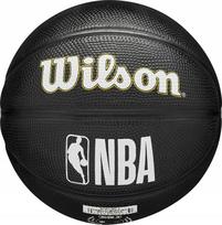 Krepšinio kamuolys Wilson Team Tribute Golden State Warriors Mini, 3 dydis, balta sp./juoda sp.