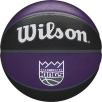 Krepšinio kamuolys Wilson NBA Team Sacramento Kings, 7 dydis, juoda sp./violetinė sp.