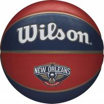 Krepšinio kamuolys Wilson NBA Team New Orleans Pelicans, 7 dydis, mėlyna sp./raudona sp.