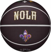 Krepšinio kamuolys Wilson NBA Team City Collector New Orleans Pelicans, 7 dydis, ruda sp.