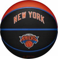 Krepšinio kamuolys Wilson NBA Team City Collector New York Knicks, 7 dydis, juoda sp./oranžinė sp.