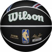 Krepšinio kamuolys Wilson NBA Team City Collector Los Angeles Clippers, 7 dydis, juoda sp.