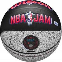 Krepšinio kamuolys Wilson NBA Jam, 7 dydis, balta sp./juoda sp./raudona sp.