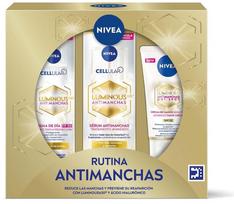 Veido ir kūno priežiūros rinkinys Nivea Cellular Luminous 630º Anti-Stain, 130 ml, 3 vnt.