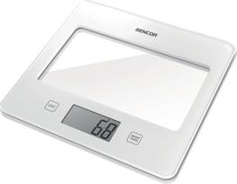 Elektroninės virtuvinės svarstyklės Sencor SKS 5030WH, balta sp.