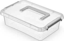 Indelis maistui Orplast NanoBox, 3.1 l, 29 cm x 20 cm, skaidri sp./pilka sp.