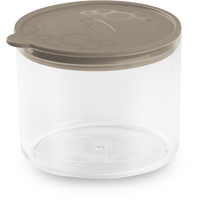 Birių produktų indas Gio`style Tengo, 0.7 l, 11.8 cm x 11.8 cm, skaidri sp./ruda sp./pilka sp.