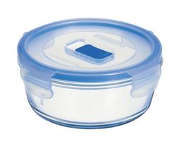 Dėžutė maistui Luminarc Pure Box Active, 0.67 l, 16 cm x 16 cm, skaidri sp./mėlyna sp.