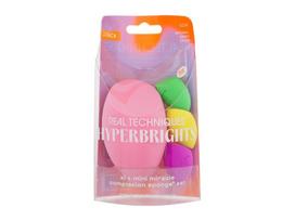 Makiažo kempinėlė Real Techniques Hyperbrights Miracle Complexion Sponge, 4 vnt., rožinė sp.