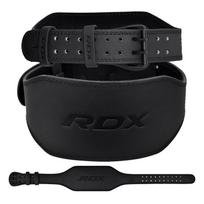 Sunkiosios atletikos diržas RDX Leather, juoda sp., S