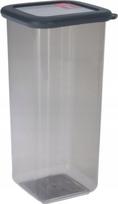 Birių produktų indas Storage Solutions Smart modular, 1.6 l, skaidri sp./juoda sp.