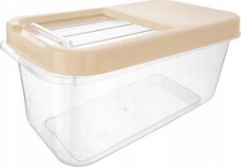 Birių produktų indas Orion, 7.5 l, skaidri sp./rusva sp.