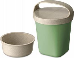 Dėžutė maistui Koziol Buddy, 0.5 l, 10.4 cm x 10.4 cm, žalia sp.