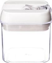 Birių produktų indas 5five Simply Smart Oslo, 0.5 l, 10 cm x 10 cm, skaidri sp./balta sp.