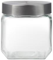 Birių produktų indas Domotti Milos, 0.9 l, skaidri sp./sidabro sp.