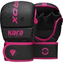 MMA pirštinės RDX Shooter F6 Matte, juoda sp./rožinė sp., M/L