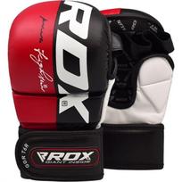 MMA pirštinės RDX Grappling Rex T6 Plus, balta sp./juoda sp./raudona sp., XL