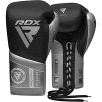 Bokso pirštinės RDX Mark Pro Fight Tri Korta 2, sidabro sp., 10 oz