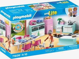Konstruktorius Playmobil My Life Virtuvė su valgomuoju 71608