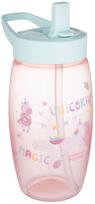 Gertuvė su silikoniniu šiaudeliu Canpol Babies Unicorns, 400 ml, 3 m., plastikas/silikonas, rožinė sp.