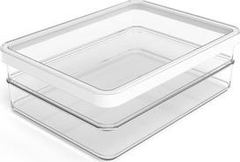 Maisto dėžučių rinkinys Rotho Rondo Loft, 0.85 l, 20 cm x 15 cm, skaidri sp., 2 vnt.