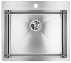 Virtuvinė plautuvė Laveo Marmara SAM_010T, Inox, nerūdijantysis plienas, 59 cm x 51 cm x 19 cm, inox sp.