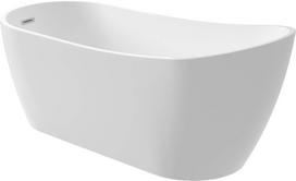Vonia, laisvai pastatoma Deante Arnika, 170 cm x 720 cm x 720 cm, asimetrinė, balta sp.